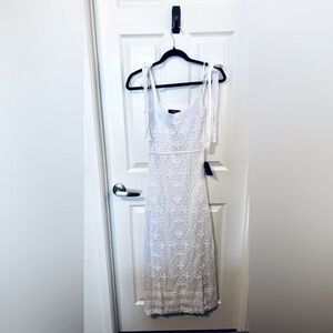 Lulus White Crochet Dress